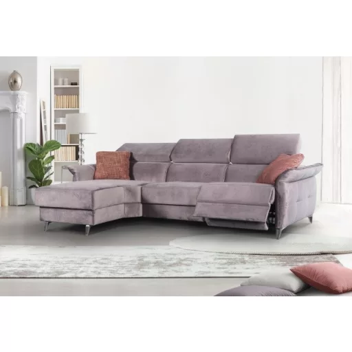 Justin dupla elektromos relax sarokgarnitúra 170 cm X 290 cm - balos 