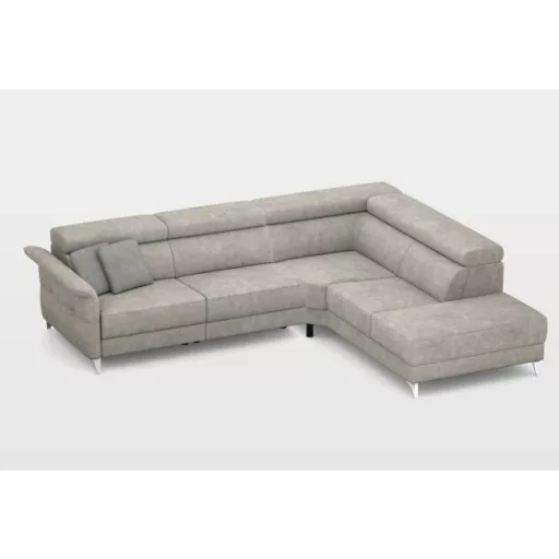 Justin elektromos relax sarokgarnitúra 295 cm X 238 cm - jobbos (relax  karfa mellett)