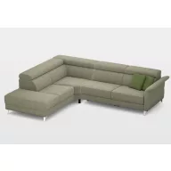   Justin elektromos relax sarokgarnitúra 238 cm X 295 cm - balos (relax  karfa mellett)