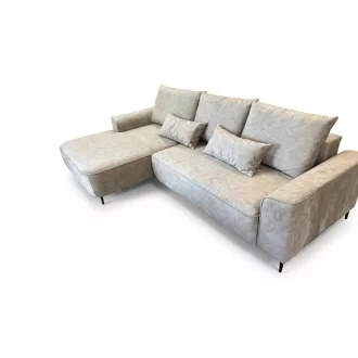   Bizzante sarokkanapé ágyneműtartós és ágyazható - balos 277 cm X 175 cm - Terra13 bézs kiállítási kedvezménnyel