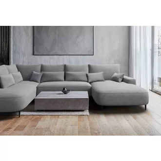  Bizzante U-alakú sarokkanapé ágyneműtartós és ágyazható - aszimmetrikus  - balos 208 X 356 X cm X 184 cm