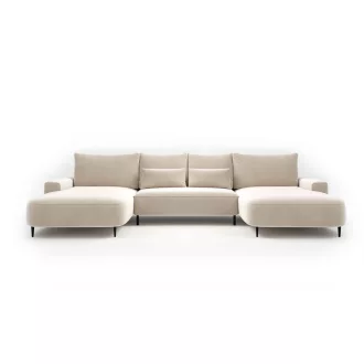   Bizzante U-alakú sarokkanapé ágyneműtartós és ágyazható - szimmetrikus  - 175 X 373 X cm X 175 cm