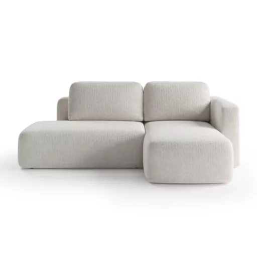Cosy kis L-alakú sarok ülőgarnitúra ágyneműtartós és ágyazható - jobbos 244 cm X 160 cm