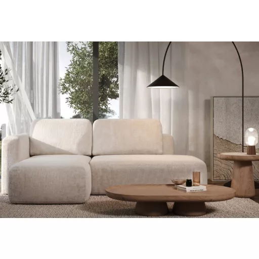 Cosy kis L-alakú ülőgarnitúra ágyneműtartós és ágyazható - balos 244 cm X 160 cm