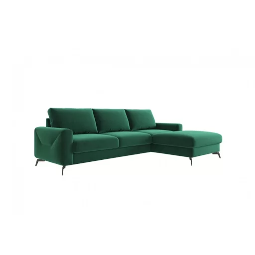 Moderno L-alakú ágyazható sarokgarnitúra - jobbos - 260 cm X 178 cm 