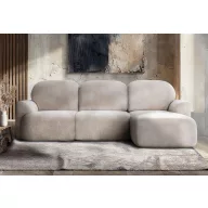   Nuba L-alakú sarok ülőgarnitúra ágyneműtartós és ágyazható - jobbos 263 cm X 163 cm