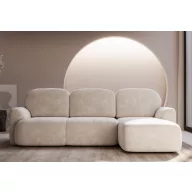   Nuba L-alakú sarok ülőgarnitúra ágyneműtartós és ágyazható - jobbos 263 cm X 163 cm