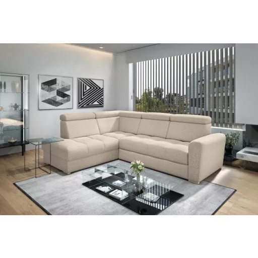 LS Riva ágyazható sarokgarnitúra - balos 274 cm X 210 cm