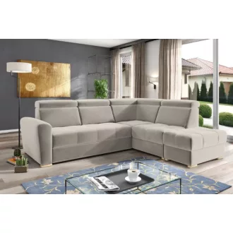   LS Riva ágyazható sarokgarnitúra puffal - jobbos 274 cm X 231 cm