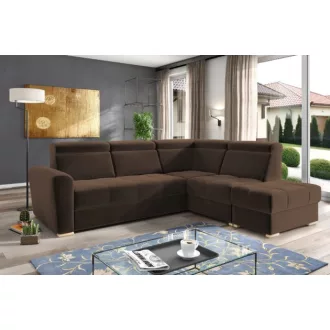   LS Riva ágyazható sarokgarnitúra puffal - jobbos 274 cm X 231 cm