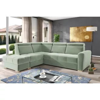   LS Riva ágyazható sarokgarnitúra puffal - balos 274 cm X 231 cm