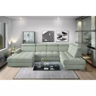   LS Riva U-alakú ágyazható sarokgarnitúra - jobbos 189 cm X  349 cm X 210 cm