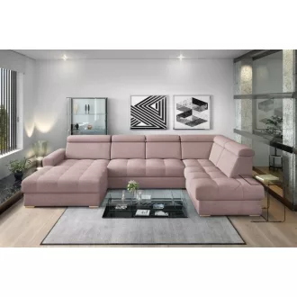   LS Riva U-alakú ágyazható sarokgarnitúra - jobbos 189 cm X  349 cm X 210 cm
