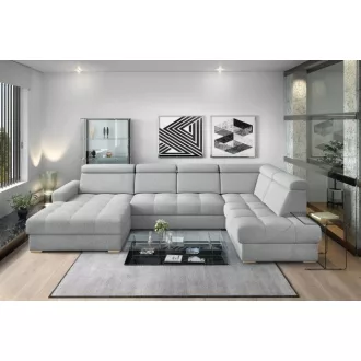   LS Riva U-alakú ágyazható sarokgarnitúra - jobbos 189 cm X  349 cm X 210 cm