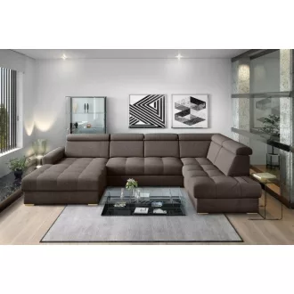  LS Riva U-alakú ágyazható sarokgarnitúra - jobbos 189 cm X  349 cm X 210 cm