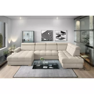   LS Riva U-form ágyazható sarokgarnitúra - jobbos 189 cm X  374 cm X 210 cm