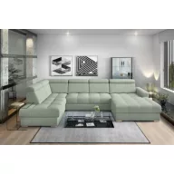   LS Riva U-form ágyazható sarok ülőgarnitúra - balos 210 cm X  374 cm X 189 cm