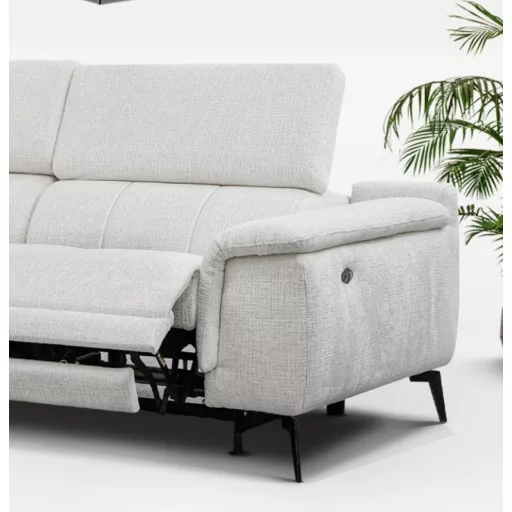 Lenon 3 személyes kanapé 2 karral - Elektromos Relax funkció jobb oldalon