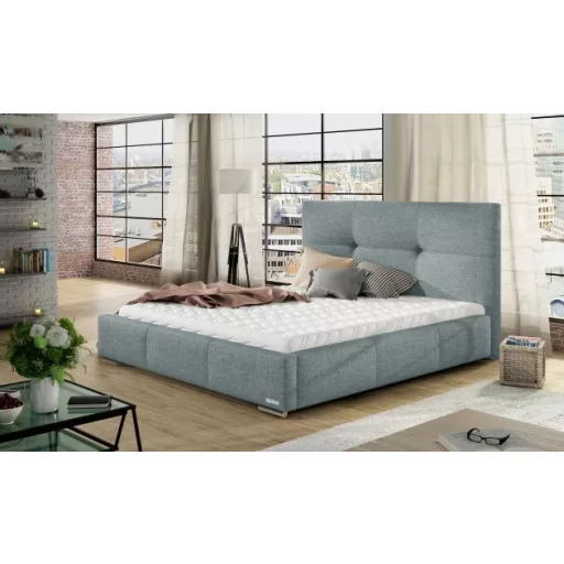 Lily kárpitozott ágy - 106 cm magas fejvéggel - 160 X 200 fekvőfelület