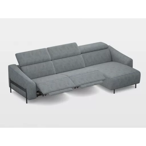 Luna sarokgarnitúra 295 cm X 160 cm - 2 elektromos relax funkcióval - jobb