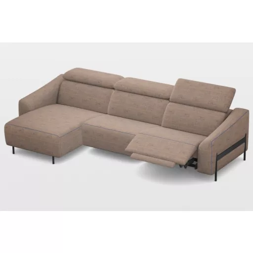 Luna sarokgarnitúra 160 cm X 295 cm - 2 elektromos relax funkcióval - bal