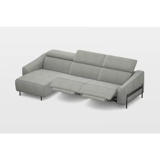 Luna sarokgarnitúra 160 cm X 295 cm - 2 elektromos relax funkcióval - bal
