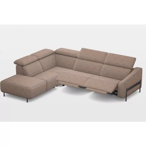 Luna sarokgarnitúra 244 cm X 300 cm - 2 elektromos relax funkcióval - bal