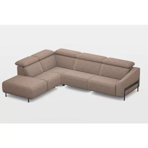 Luna sarokgarnitúra 244 cm X 300 cm - 2 elektromos relax funkcióval - bal
