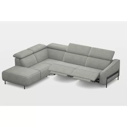Luna sarokgarnitúra 244 cm X 300 cm - 2 elektromos relax funkcióval - bal