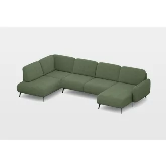 Maxo U-alakú sarokgarnitúra 190 cm X 345 X 157 cm - balos