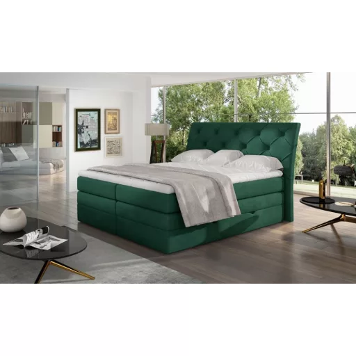 Mibel boxspring ágy 160 X 200 - hideghab topper