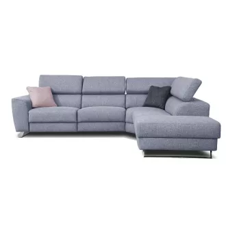   Milton dupla elektromos relax sarokgarnitúra 302 cm X 238 cm - jobbos