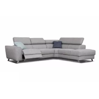   Milton dupla elektromos relax sarokgarnitúra 302 cm X 238 cm - jobbos