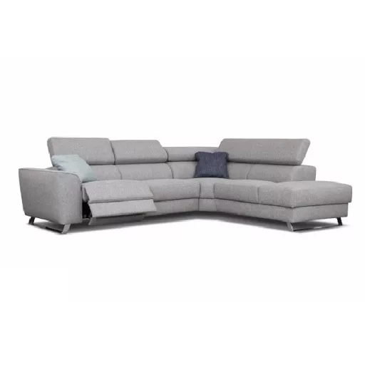 Milton dupla elektromos relax sarokgarnitúra 302 cm X 238 cm - jobbos