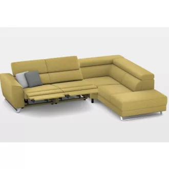   Milton dupla elektromos relax sarokgarnitúra 302 cm X 238 cm - jobbos