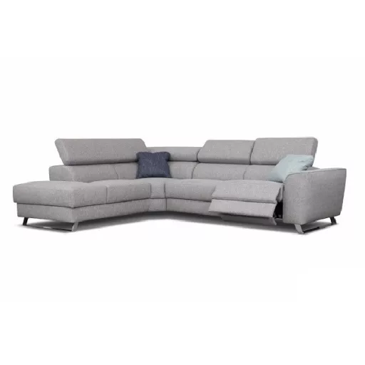 Milton elektromos relax sarokgarnitúra 238 cm X 302 cm - balos (relax  karfa mellett)