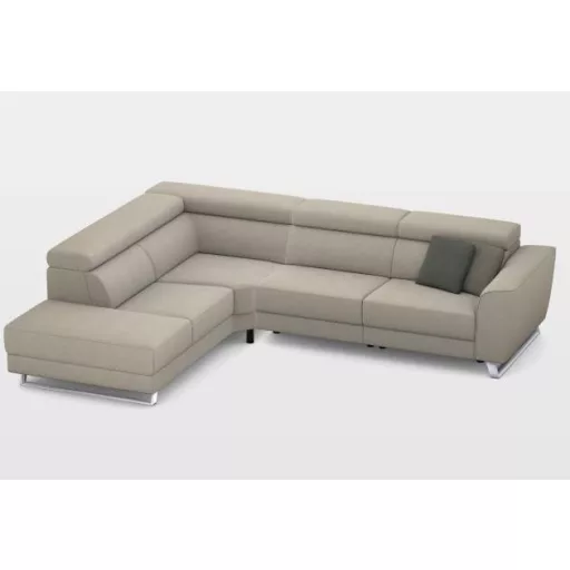 Milton elektromos relax sarokgarnitúra 238 cm X 302 cm - balos (relax  karfa mellett)