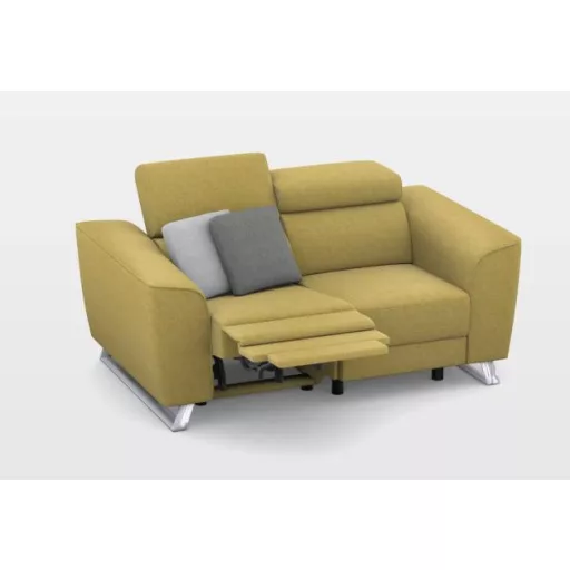 Milton 2 személyes kanapé 2 karral - Elektromos Relax funkció bal oldalon
