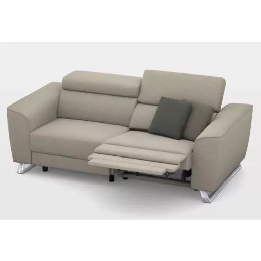 Milton 3 személyes kanapé 2 karral - Elektromos Relax funkció jobb oldalon
