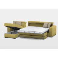   Napoli ágyazható sarokgarnitúra 190 cm X 308 cm - nyitható tárolóval - balos