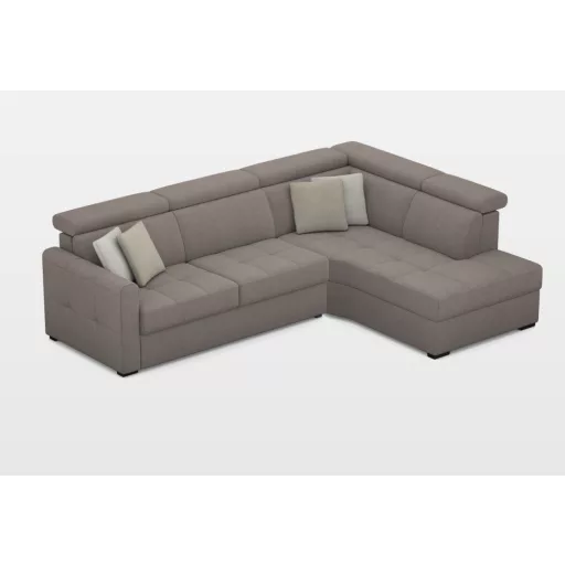 Naro ágyazható sarokgarnitúra 291 cm X 211 cm - nyitható tárolóval -jobbos
