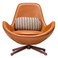 Nord design fotel - fekete alap