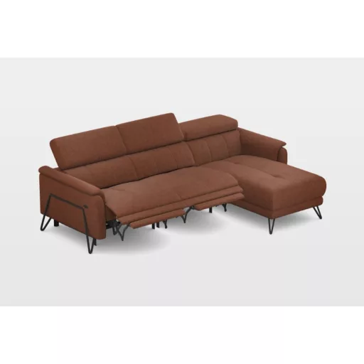 Oltens dupla relax sarokgarnitúra 268 cm X 170 cm - jobbos  