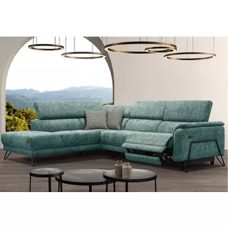 Oltens dupla relax sarokgarnitúra 228 cm X 281 cm - balos