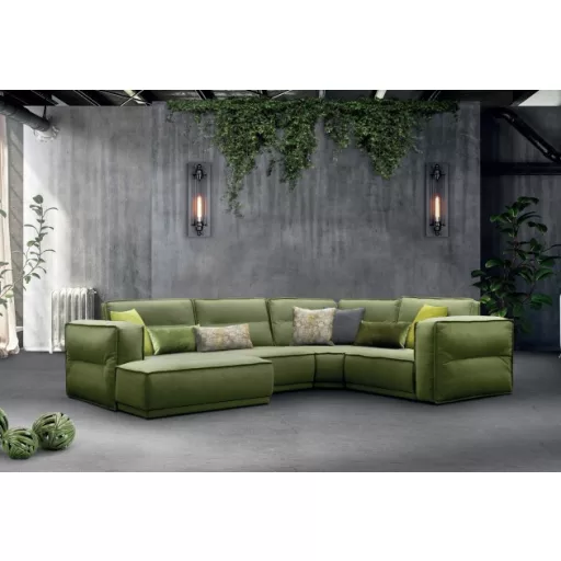 Panorama U-alakú sarokgarnitúra 162 cm x 357 cm x 239 cm - jobbos