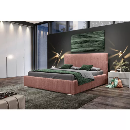 Parma kárpitozott ágy - 106 cm magas fejvéggel - 160 X 200 fekvőfelület