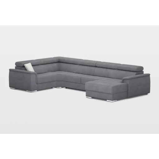 Preston U-alakú elektromos relax sarokgarnitúra - 219 cm X 374 cm X 170 cm - jobbos