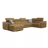   Preston U-alakú elektromos relax sarokgarnitúra - 170 cm X 374 X 219 cm - balos