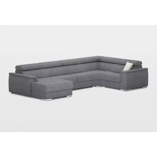 Preston U-alakú elektromos relax sarokgarnitúra - 170 cm X 374 X 219 cm - balos