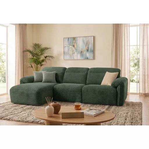 Proxy sarok ülőgarnitúra 167 cm X 285 cm - balos - elektromos relax funkcióval karfa mellett